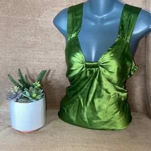 Bow chest Satin Top